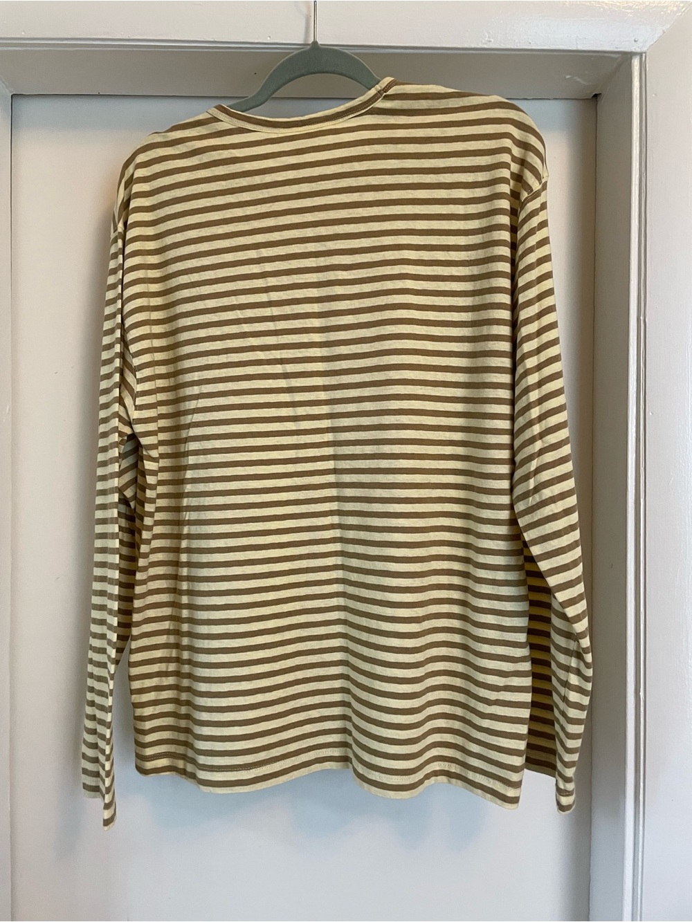 Zara long sleeve linen cotton striped shirt NWT - Picture 3 of 7
